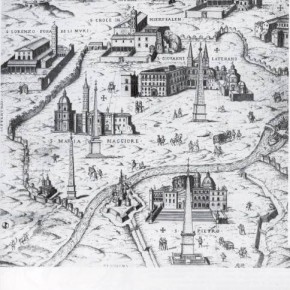 Ignoto incisore, Le sette chiese privilegiate di Roma, 1589.