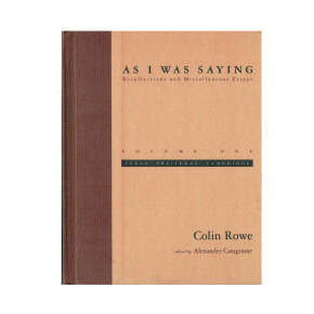 "Trasparenza: Letterale e Fenomenica, parte II" da Colin Rowe, “As I Was Saying. Recollection and Miscellaneous Essays”, volume uno, 1956