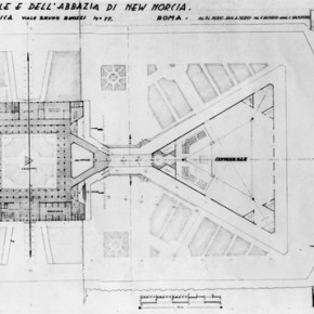 4 - Plan of the building ensemble. Courtesy New Norcia Archive