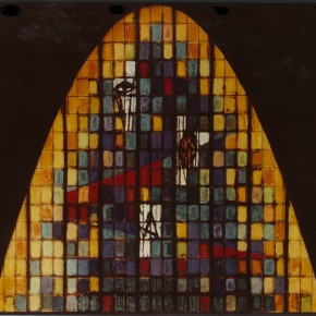9 - Willy Kaufman, Art glass design. Courtesy New Norcia Archive